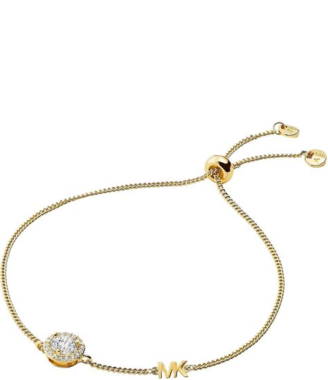 Michael Kors Kors Brilliance Pave Halo Slider Bracelet 